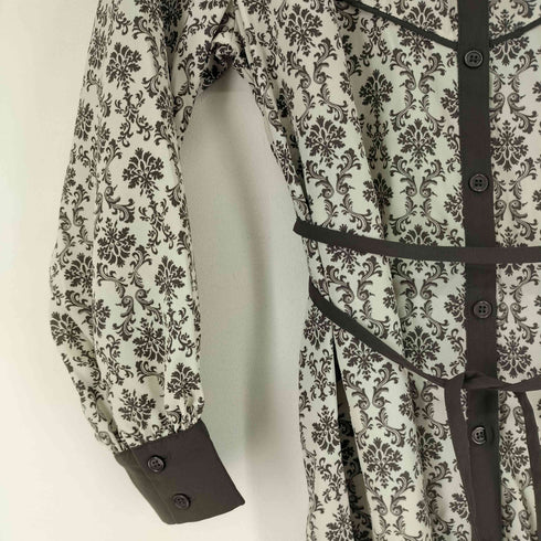 GLACIER 総柄 L/S シャツワンピース レディース JPN:M
