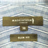 マッキントッシュ ロンドン Mackintosh LONDON コットンリネン ストライプ柄 長袖シャツ メンズ UK:38