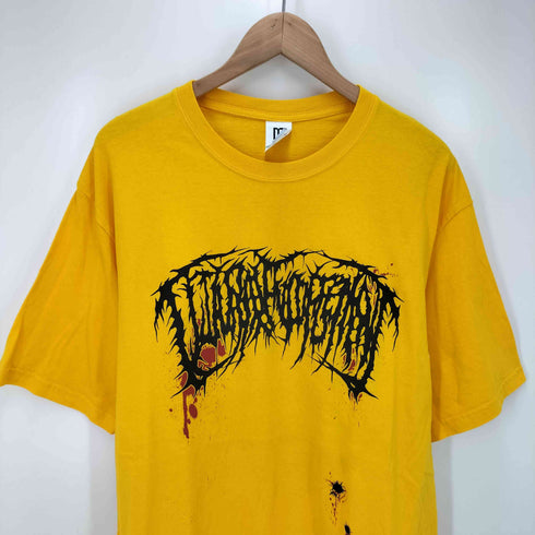 スラミング ブルータル デスメタル アートワーク S/S クルーネック Tシャツ メンズ import:XL