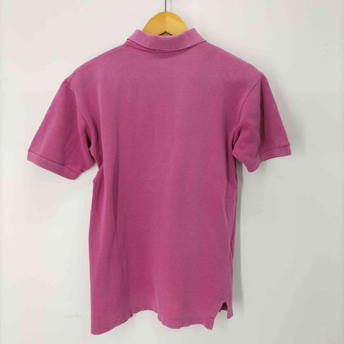 シュミーズラコステ CHEMISE LACOSTE 70S-80S S/S ワンポイントロゴ刺繍ポロシャツ メンズ import:M