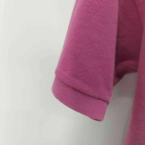 シュミーズラコステ CHEMISE LACOSTE 70S-80S S/S ワンポイントロゴ刺繍ポロシャツ メンズ import:M