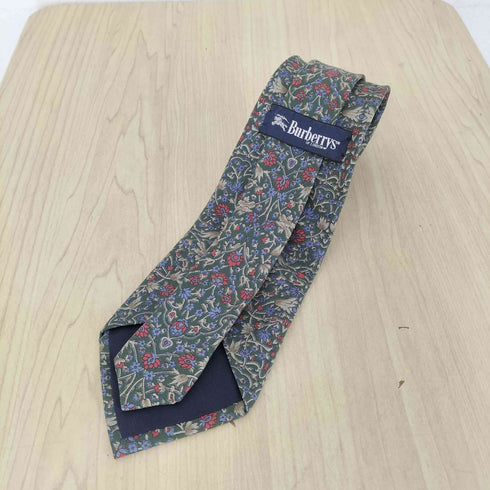 バーバリーズ BURBERRYS 花柄シルクネクタイ メンズ