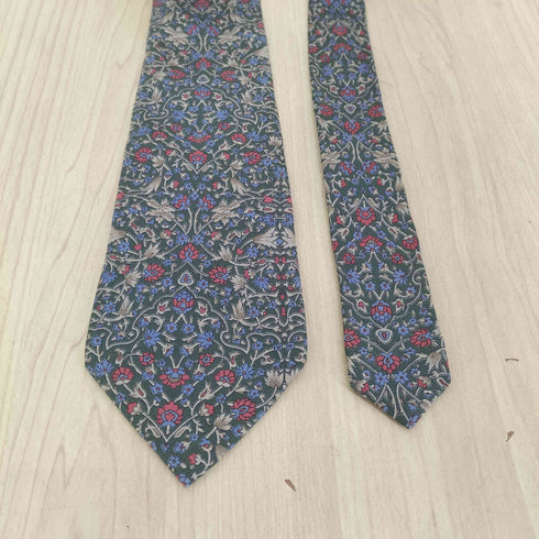 バーバリーズ BURBERRYS 花柄シルクネクタイ メンズ