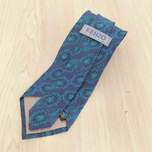 ケンゾー KENZO ボタニカル柄ネクタイ メンズ