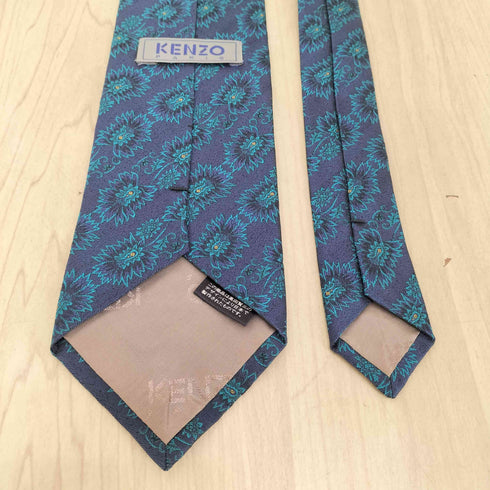 ケンゾー KENZO ボタニカル柄ネクタイ メンズ