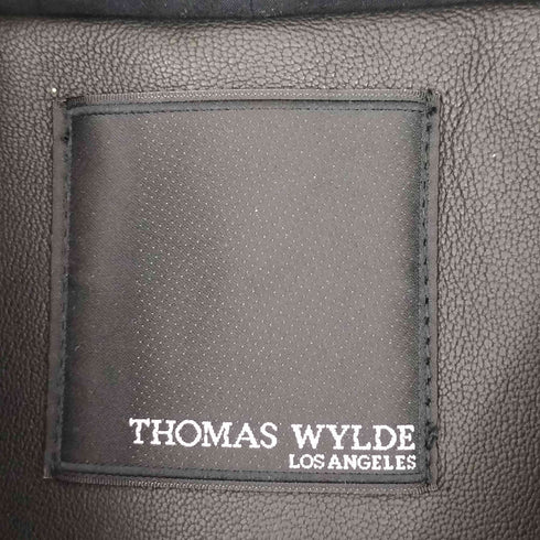 トーマスワイルド THOMAS WYLDE シープレザー フーディーベスト メンズ