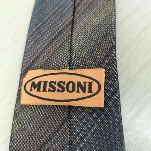 ミッソーニ MISSONI マルチカラ―ストライプネクタイ メンズ