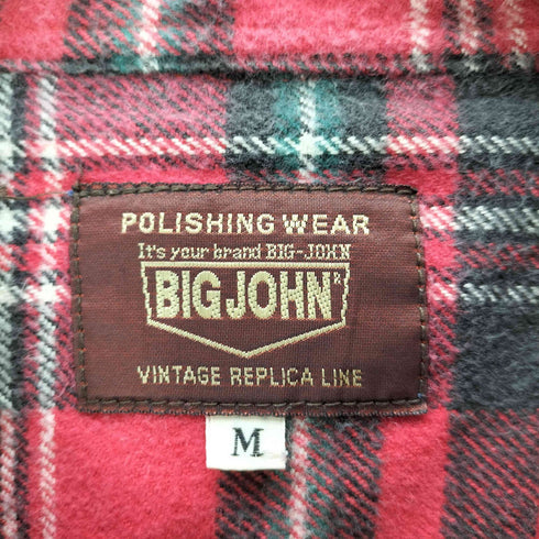 ビッグジョン BIG JOHN 両フラップ ヘビーネルシャツ メンズ JPN:M