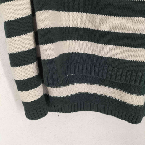 ギャップ Gap ハーフジップ ボーダー ニット レディース import:L