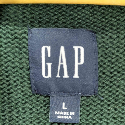 ギャップ Gap ハーフジップ ボーダー ニット レディース import:L