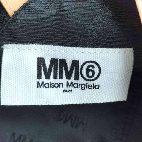 エムエムシックスメゾンマルジェラ MM6 Maison Margiela ジャパニーズ レザートートバッグ サーモンピンク レディース