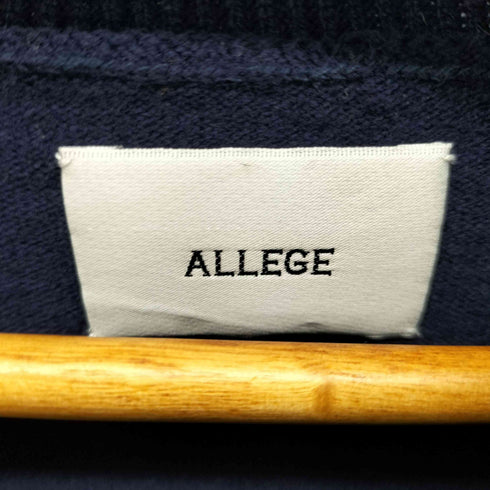 アレッジ ALLEGE クルーネックニット メンズ JPN:1