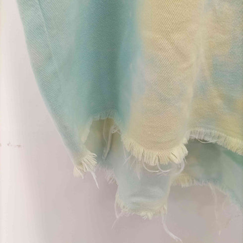 IWANNA BANGKOK S/S タイダイ柄フロントロゴプリントTシャツ レディース