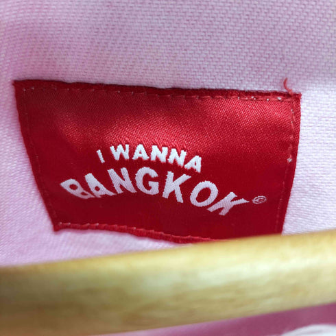 IWANNA BANGKOK S/S タイダイ柄フロントロゴプリントTシャツ レディース