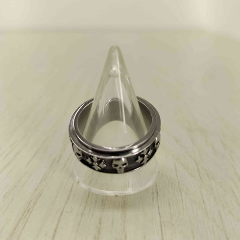 Biker ring skulls & crosses メンズ 17