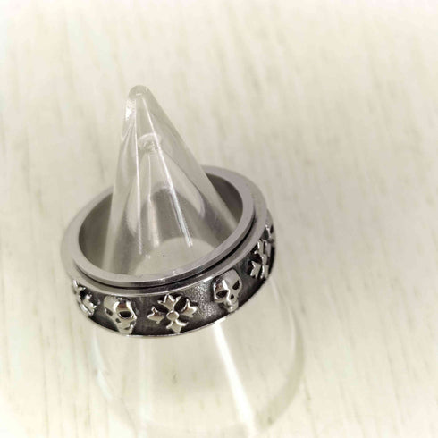 Biker ring skulls & crosses メンズ 17