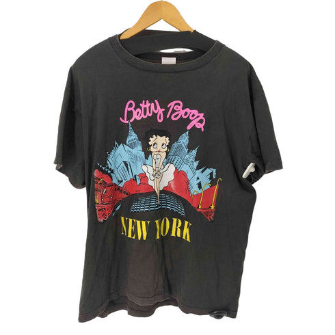 ギルダン GILDAN 90S-00S S/S フロントキャラクタープリントデザインクルーネックTシャツ メンズ import:L