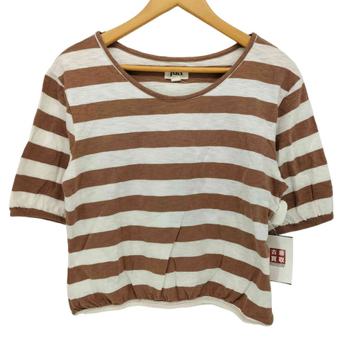 pact Earth's Favorite Clothing インド綿 オーガニックコットン ボーダー Tシャツ レディース import:S