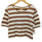 pact Earth's Favorite Clothing インド綿 オーガニックコットン ボーダー Tシャツ レディース import:S
