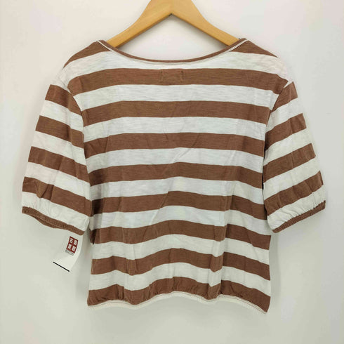 pact Earth's Favorite Clothing インド綿 オーガニックコットン ボーダー Tシャツ レディース import:S