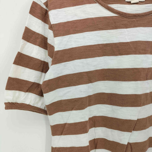 pact Earth's Favorite Clothing インド綿 オーガニックコットン ボーダー Tシャツ レディース import:S