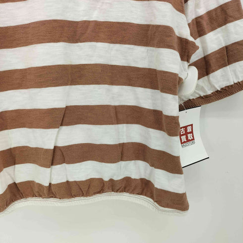 pact Earth's Favorite Clothing インド綿 オーガニックコットン ボーダー Tシャツ レディース import:S