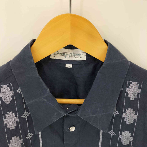 Barong Flipino S/S リネンハーフプルオーバー メンズ JPN:L