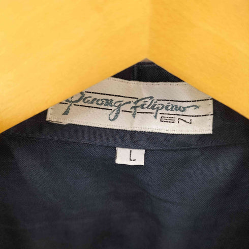 Barong Flipino S/S リネンハーフプルオーバー メンズ JPN:L