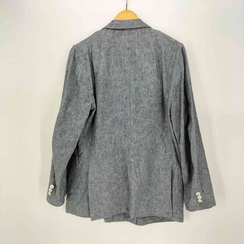 ダブルアールエルラルフローレン RRL RALPH LAUREN コットンリネン ピークドラペル ダブルブレスト テーラードジャケット メンズ import:M