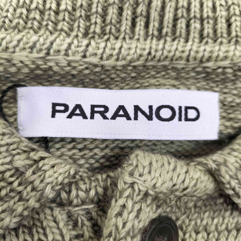 パラノイド PARANOID 24aw Gradation Cable Knit グラデーションケーブルニット メンズ S