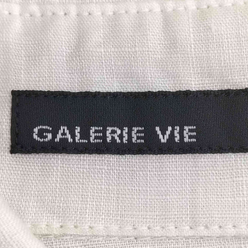 ギャルリーヴィー GALERIE VIE ウエストゴム リネンシャツ レディース JPN:1