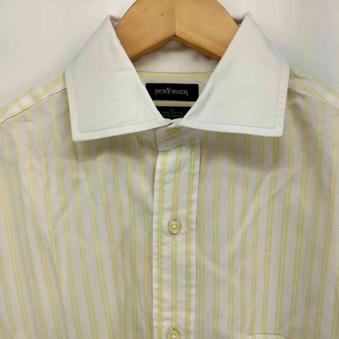 ニューヨーカー NEWYORKER クレリックシャツ ストライプドレスシャツ メンズ import:M