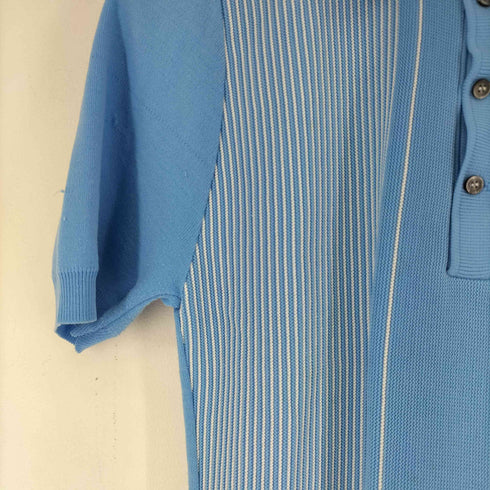 70S ストライプ ポロシャツ メンズ JPN:L