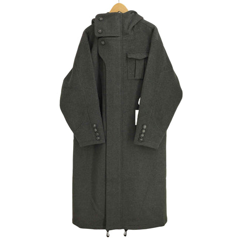 パラノイド PARANOID 24aw Hooded Long Coat メンズ M