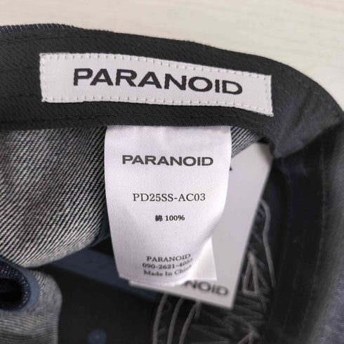 パラノイド PARANOID 25ss Washed Denim Cap メンズ