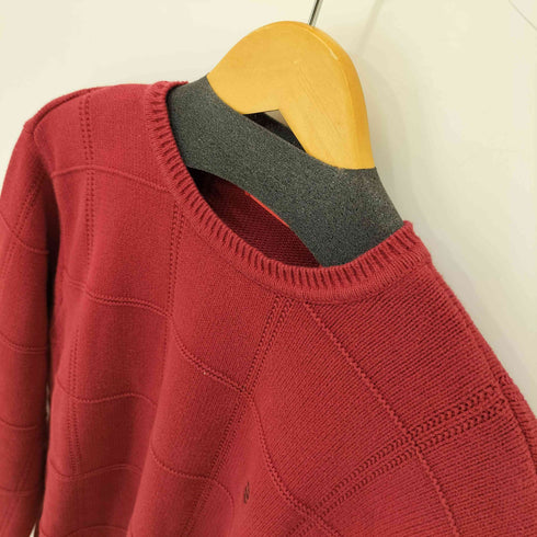 アイゾッド IZOD 00S 赤タグ ロゴ刺繍 コットン ニット メンズ import:M