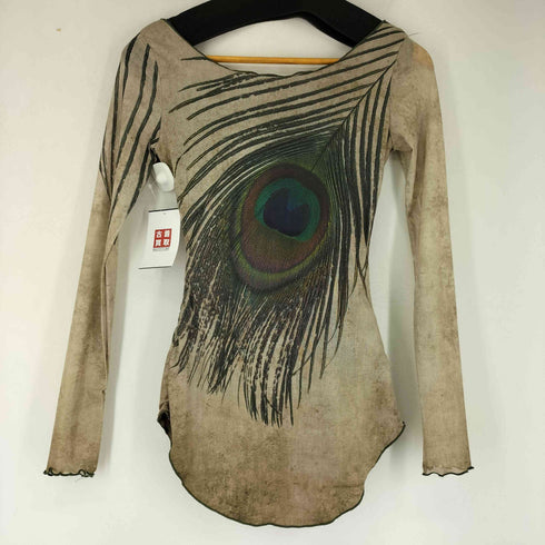 MICHICAT 総柄 L/S カットソー レディース