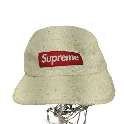 シュプリーム Supreme 16AW SEQUINS CAMP CAP メンズ