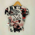 Sinequanone フランス製 総柄 ストレッチ Tシャツ レディース T3