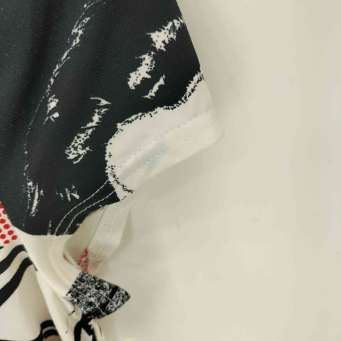 Sinequanone フランス製 総柄 ストレッチ Tシャツ レディース T3