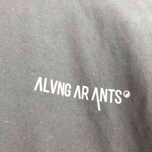 ALVNG AR ANTS ロゴプリント ラップ変形カットソー メンズ XL