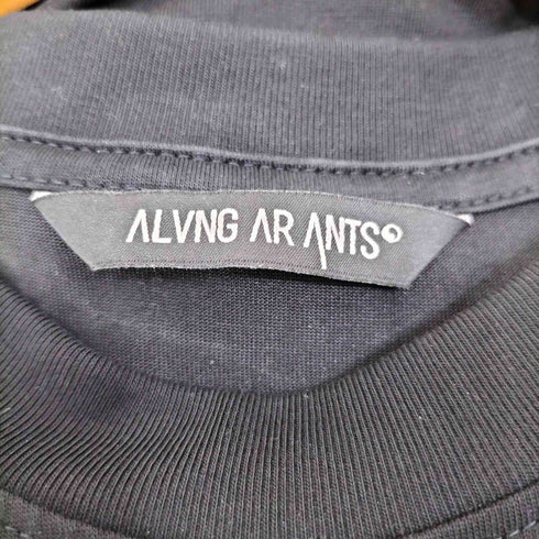 ALVNG AR ANTS ロゴプリント ラップ変形カットソー メンズ XL