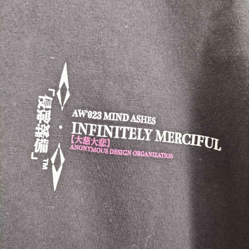 CORROSION EQUIPMENT MIND ASHES TizN 23aw ASHES INFINITELY MERCIFUL グラフィック プリント 長袖カットソー メンズ XL