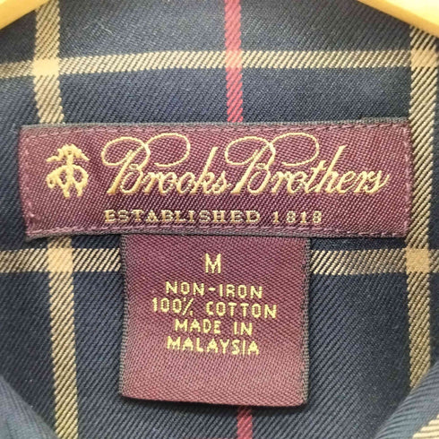 ブルックスブラザーズ BROOKS BROTHERS ボタンダウンチェックシャツ レディース import:M