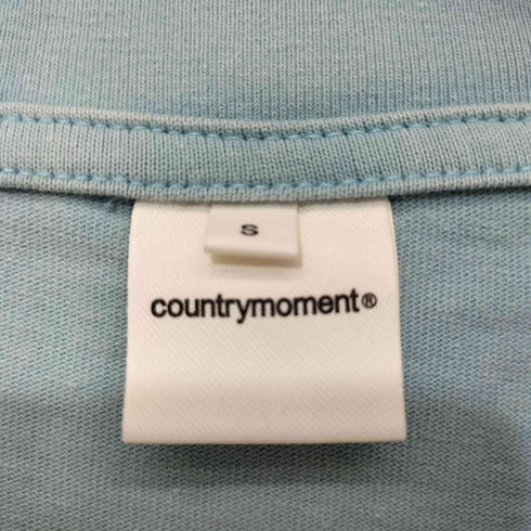 countrymoment Washed Vintage Embroidery Short Sleeve T-Shirt ウォッシュドヴィンテージエンブロイダリー半袖Tシャツ メンズ S