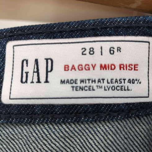 ギャップ Gap 24AW BAGGY MID RISE リヨセル混 ジップフライ バギー デニム パンツ メンズ 28/6R