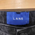 LANE クラッシュド ジップフライ ブラック フレア デニム パンツ Y2K メンズ 2