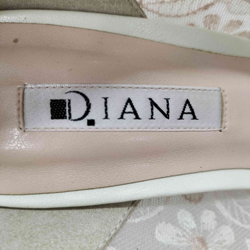 ダイアナ DIANA ポインテッドトゥ花柄チュールパンプス レディース JPN:23.5