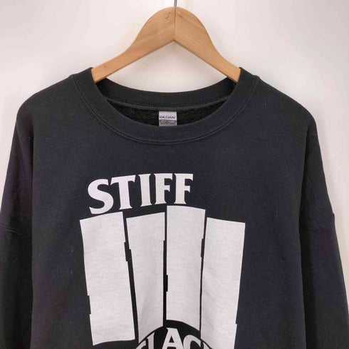 ハードコア バンド サンプリング クルーネック スウェットシャツ メンズ import:XL