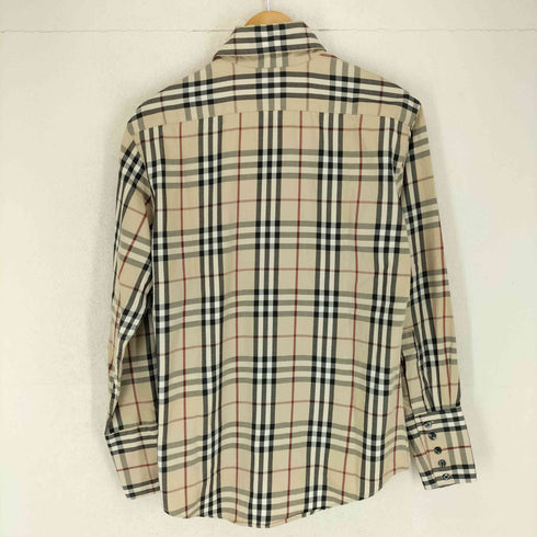 バーバリーブラックレーベル BURBERRY BLACK LABEL ノヴァチェック ロングカフスシャツ チンスト メンズ 2